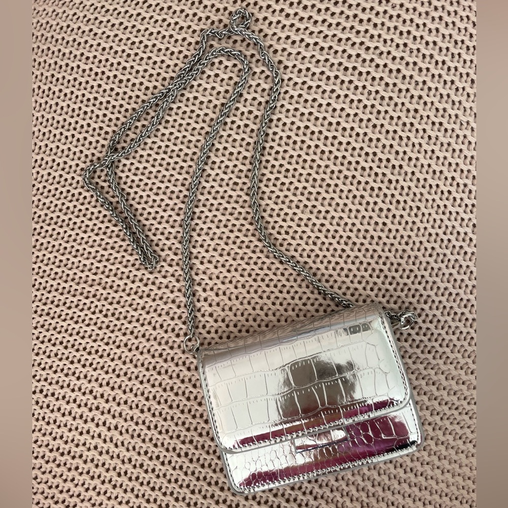 Beautiful sexy Purse in silver color